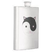 Kat Yin Yang Roze Zwart en Wit Flacon (Rechts)