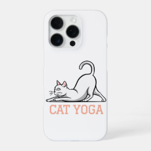 kat yoga iPhone 16 pro hoesje