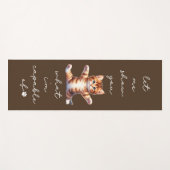 Kat Yoga Mat, Grappige Kat Gym Mat, Kat Liefhebber Yogamat (Voorkant (horizontaal))