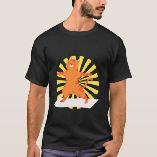Kat Yoga Poes T-shirt