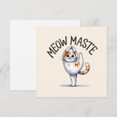 Kat Yoga Pose - Meow Maste (Voorkant / Achterkant)