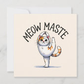 Kat Yoga Pose - Meow Maste (Voorkant)