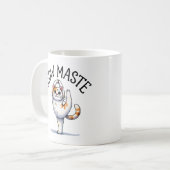 Kat Yoga Pose - Meow Maste Koffiemok (Voorkant links)