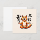 Kat Yoga Pose - Zen (Voorkant / Achterkant)