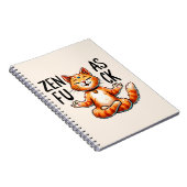 Kat Yoga Pose - Zen Notitieboek (Rechterzijde)