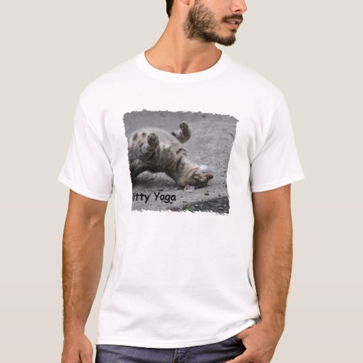 Kat Yoga T-shirt (Voorkant)