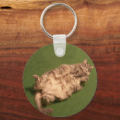 Kat Yoga van Smoochie Girl Sleutelhanger (Voorkant)