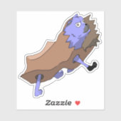 Kat zak sticker (Vel)