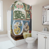 Kat Zee Paard Fantasy Douchegordijn (In situ)