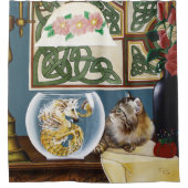 Kat Zee Paard Fantasy Douchegordijn (Voorkant)