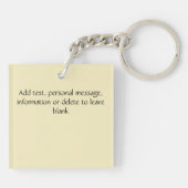 Kat Zee Paard Fantasy Sleutelhanger (Achterkant)