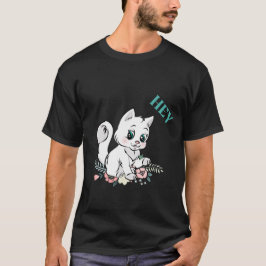 kat zegt hé t-shirt