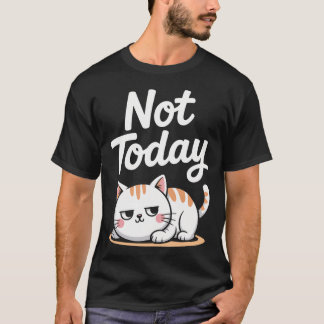 Kat Zegt Niet Vandaag Kantoor Katten Telewerkers T-shirt