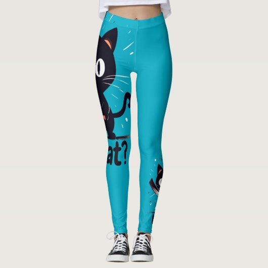 Kat zegt wat! leggings (Voorkant)