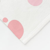 Kat ziet een glimlachend kattenpatroon fleece deken (Hoek)