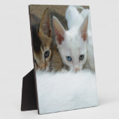Kat ziet er leuk uit fotoplaat (Zijkant)