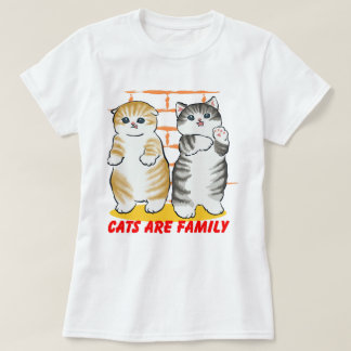 Kat zijn familie t-shirt