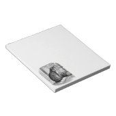 Kat Zittend door Venster met Boek Notitieblok (Schuin)