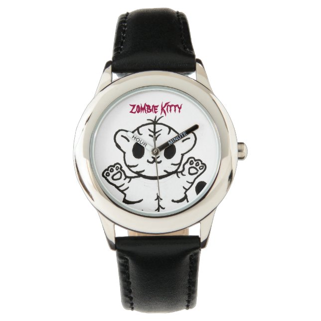Kat Zombie Horloge (Voorkant)