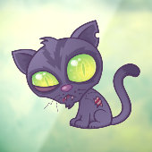 Kat Zombie Raamsticker (Vel 3)