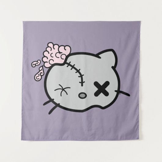 Kat Zombie Wandkleed (Voorkant)