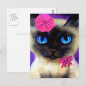 Kat, zon en levensloop briefkaart (Voorkant / Achterkant)