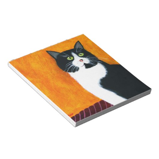 Kat zonder klontjes notitieblok (Schuin)