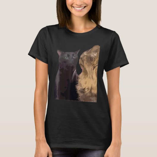 Kat Zoning Out meme Populaire Internet Meme KAT DA T-shirt (Voorkant)