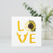 Kat Zonnebloem Cadeaus voor Kat Liefhebbers Kat Ma Bedankkaart (Staand voorkant)