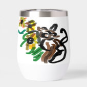 Kat zonnebloemen (Achterkant)