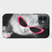 Kat Zonnebril i Phone 5 Hoesje (Achterkant (horizontaal))