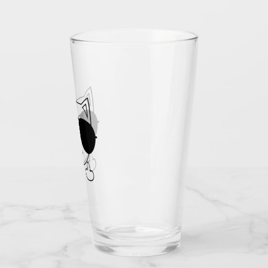 Kat Zonnebril Middelvinger Glas (Links)