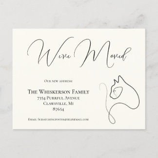 kat zwart & ivoor We hebben de aankondiging verpl Briefkaart