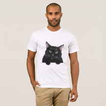 Kat zwart T-shirt