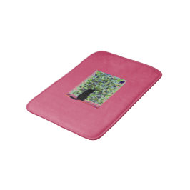 Kat - Zwarte Kat Aangepaste kleur Badmat