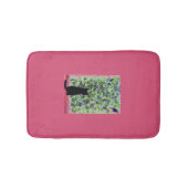 Kat - Zwarte Kat Aangepaste kleur Badmat (Voorkant)