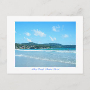 kata, Kata Beach, Phuket Island Briefkaart