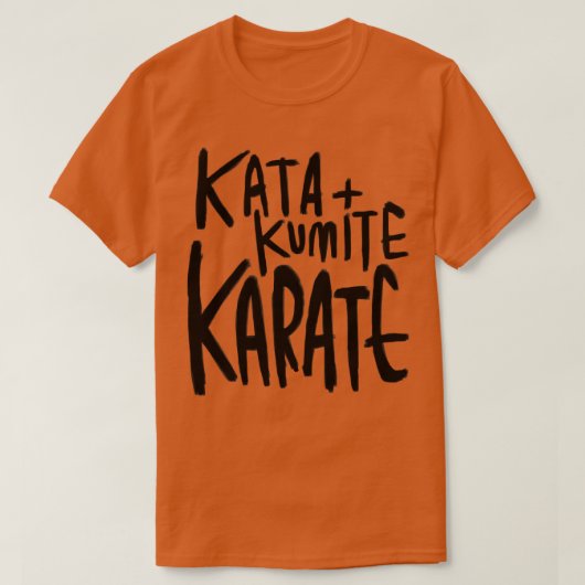 Kata Kumite Karate T-shirt (Design voorkant)