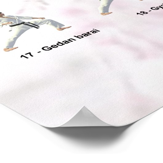 Kata Taikyoku Nidan - 2e kata Poster (Hoek)