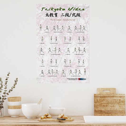 Kata Taikyoku Nidan - 2e kata Poster (Keuken)
