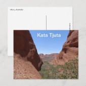 Kata Tjuta Australia Briefkaart (Voorkant / Achterkant)
