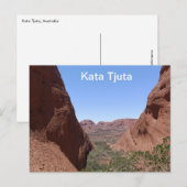 Kata Tjuta Australia Briefkaart (Voorkant / Achterkant)