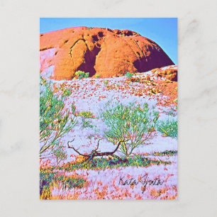 Kata Tjuta De reis van Olgas Central Australia Briefkaart