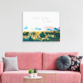 Kata Tjuta De reis van Olgas Central Australia Canvas Afdruk (Insitu (Woonkamer))