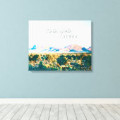 Kata Tjuta De reis van Olgas Central Australia Canvas Afdruk (Insitu (Houten vloer))