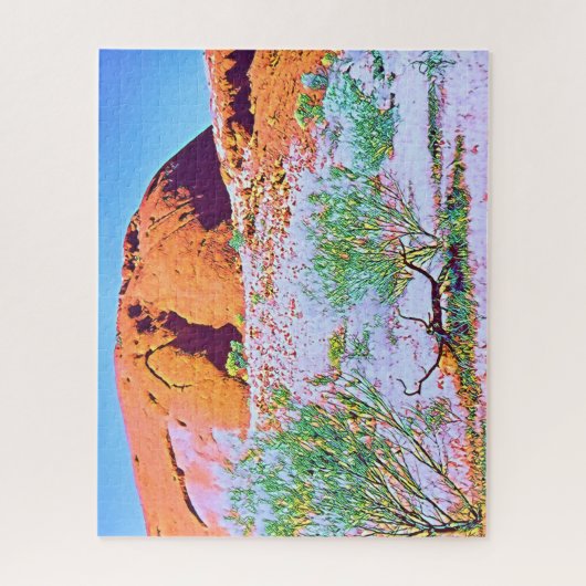 Kata Tjuta De reis van Olgas Central Australia Legpuzzel (Verticaal)