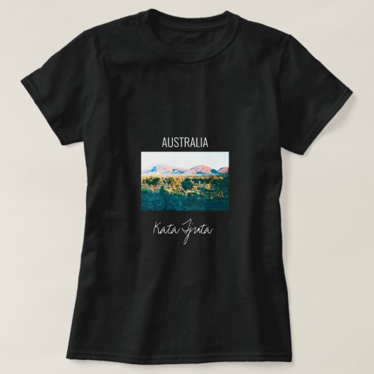 Kata Tjuta De reis van Olgas Central Australia T-shirt (Design voorkant)
