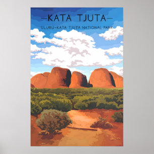 Kata Tjuta - Uluru Kata Tjuta Nationaal Park Poster