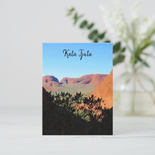 kata tjuta valley briefkaart (Staand voorkant)