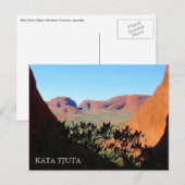 kata tjuta valley uitzicht briefkaart (Voorkant / Achterkant)
